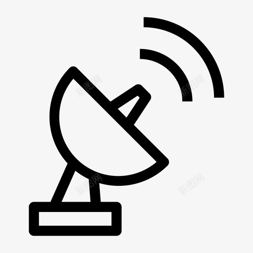 卫星天线gps图标svg_新图网 https://ixintu.com gps 卫星天线