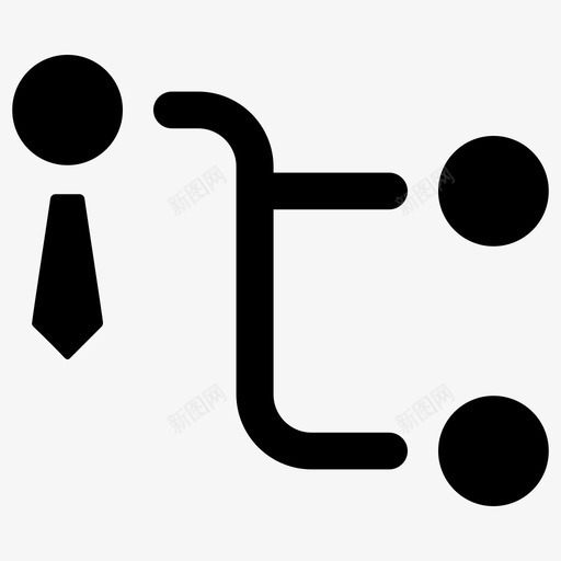 业务结构层次结构网络图标svg_新图网 https://ixintu.com 业务图标集3 业务结构 层次结构 网络