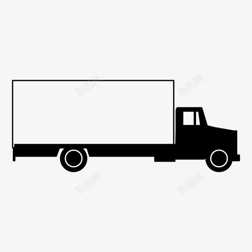 卡车集装箱运输工具图标svg_新图网 https://ixintu.com 卡车 车辆 运输工具 集装箱