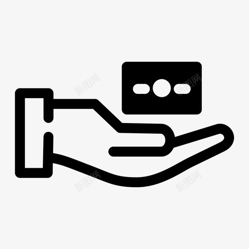 手头的钱商业金融图标svg_新图网 https://ixintu.com 商业 手头的钱 搜索引擎优化 金融