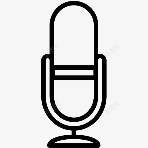麦克风音乐录音室图标svg_新图网 https://ixintu.com 声音 录音室 音乐 麦克风