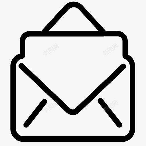 消息读取信件打开消息图标svg_新图网 https://ixintu.com 信件 打开消息 消息读取