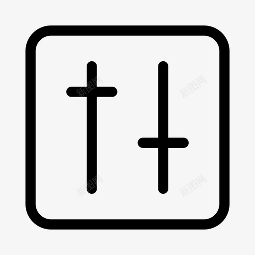 混音器设置媒体硬件ios优化图标svg_新图网 https://ixintu.com 媒体硬件ios优化 混音器 设置
