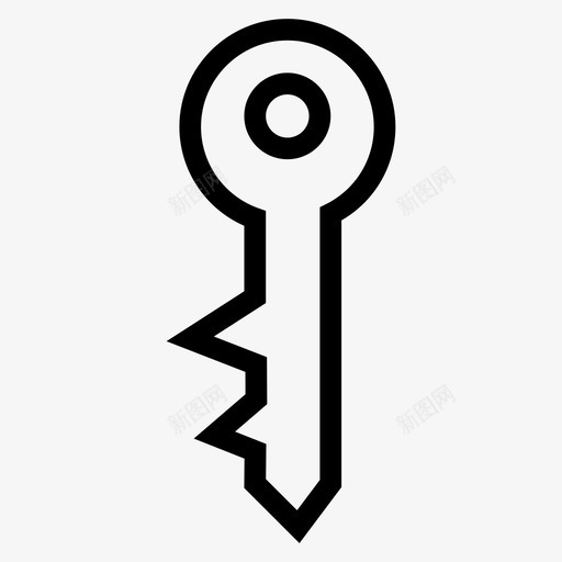 钥匙辅助功能专用图标svg_新图网 https://ixintu.com 专用 保护 安全线图标第1卷 解锁 辅助功能 钥匙