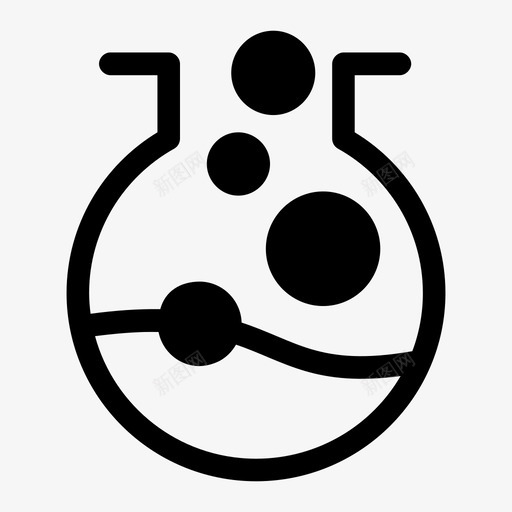 圆底烧瓶化学实验室图标svg_新图网 https://ixintu.com 化学 圆底烧瓶 实验室 研究 科学