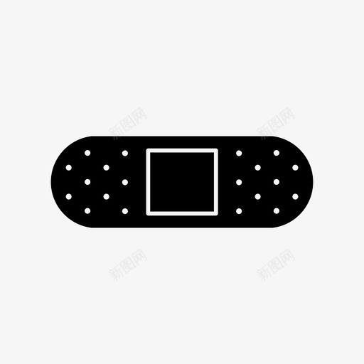 绷带医用石膏图标svg_新图网 https://ixintu.com 医用 石膏 绷带
