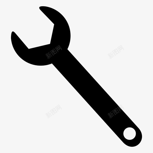 扳手棘轮工具图标svg_新图网 https://ixintu.com 工具 扳手 棘轮