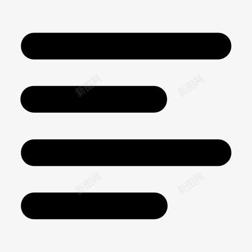 对齐左对齐文本对齐图标svg_新图网 https://ixintu.com 对齐 左对齐 文本对齐