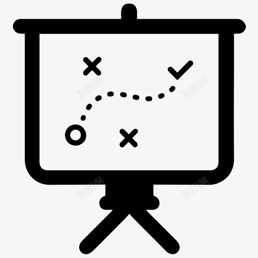 展示商业计划展示战略图标svg_新图网 https://ixintu.com 商业图标集3 展示 展示商业计划 战略