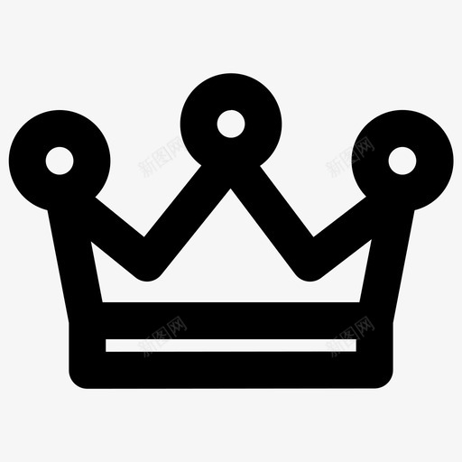 童话皇冠皇室图标svg_新图网 https://ixintu.com 皇冠 皇室 童话