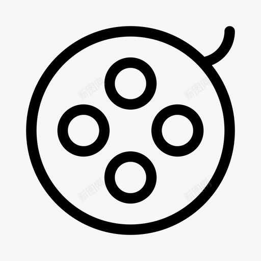 胶卷电影媒体硬件ios优化图标svg_新图网 https://ixintu.com 媒体硬件ios优化 电影 胶卷