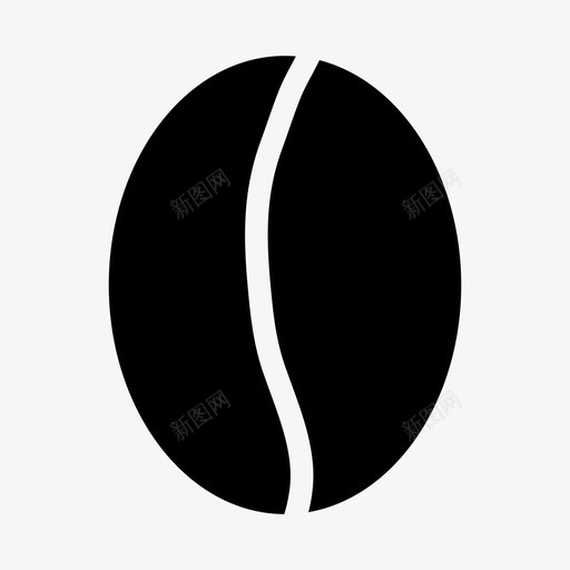 咖啡豆食物天然图标svg_新图网 https://ixintu.com 咖啡豆 天然 食物