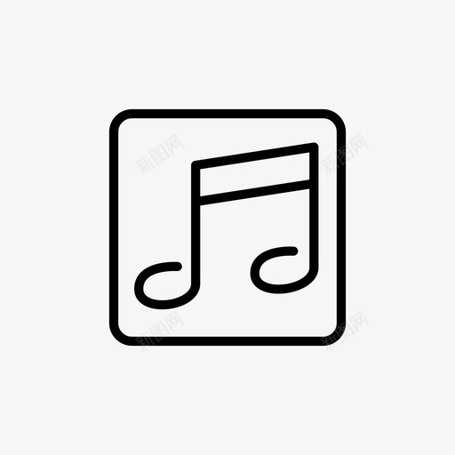 音乐声音电影集图标svg_新图网 https://ixintu.com 声音 电影集 音乐