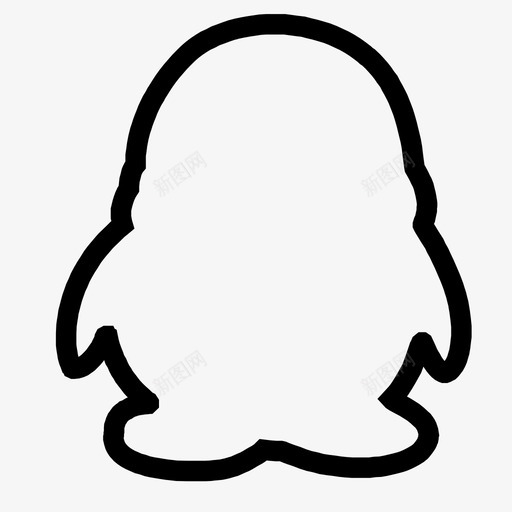 公用-QQ-空心svg_新图网 https://ixintu.com 公用-QQ-空心