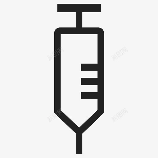 注射器药品疫苗图标svg_新图网 https://ixintu.com 注射器 疫苗 药品