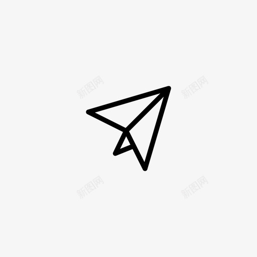 发送联系人电子邮件图标svg_新图网 https://ixintu.com 共享 发送 电子邮件 简单的用户界面图标 纸质飞机 联系人