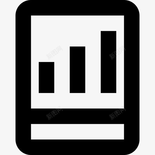 移动图形分析条形图图标svg_新图网 https://ixintu.com 分析 条形图 移动图形 统计 统计分析字形图标
