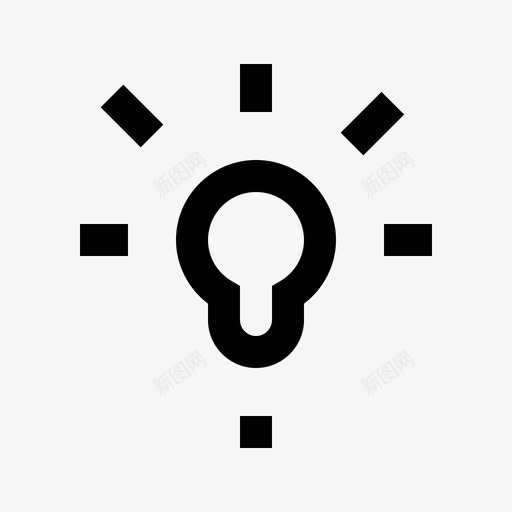 灯质量最好的网络网格图标svg_新图网 https://ixintu.com 灯 质量最好的网络网格