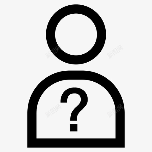 用户未知阿凡达简介问题图标svg_新图网 https://ixintu.com 用户未知 简介问题 阿凡达