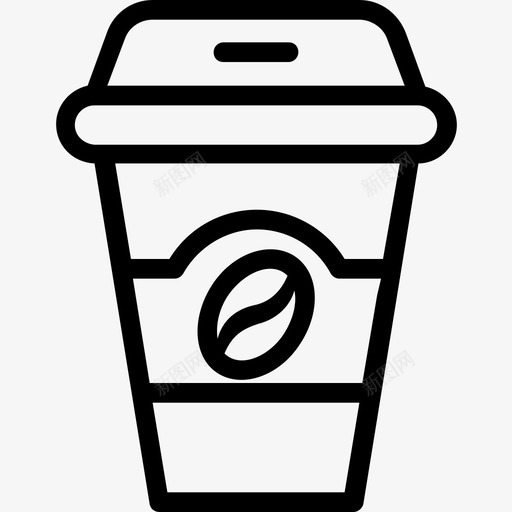 咖啡外卖咖啡杯一次性咖啡杯图标svg_新图网 https://ixintu.com 一次性咖啡杯 咖啡外卖 咖啡杯 咖啡线图标 纸质咖啡杯