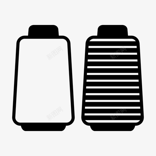 缝纫线服装修理修补图标svg_新图网 https://ixintu.com 修补 服装修理 缝纫线 裁缝