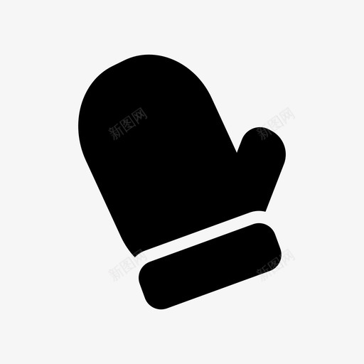 连指手套手套手图标svg_新图网 https://ixintu.com 手 手套 连指手套