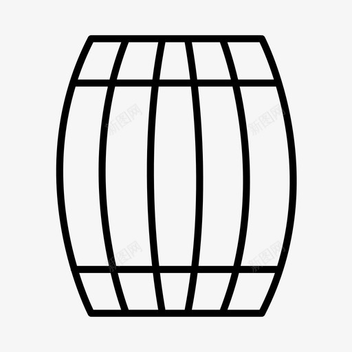 木桶酒葡萄栽培图标svg_新图网 https://ixintu.com 威士忌 木桶 葡萄栽培 酒 酒桶 饮料