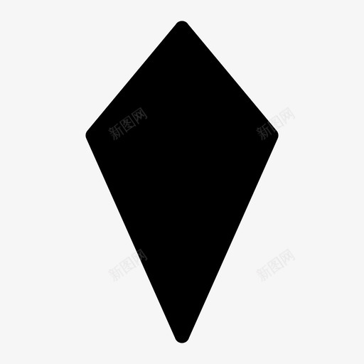 菱形抽象几何图标svg_新图网 https://ixintu.com 几何 形状 抽象 菱形