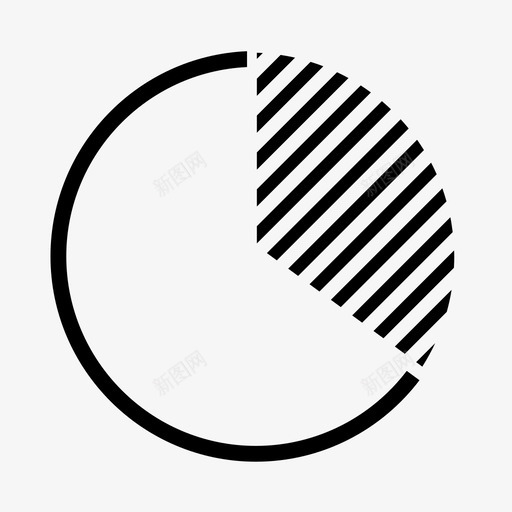 饼图分析仪表板图标svg_新图网 https://ixintu.com kpi 仪表板 分析 图表 饼图