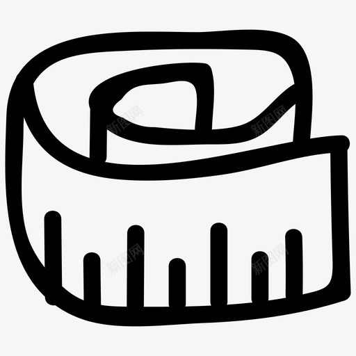 测量厘米直尺图标svg_新图网 https://ixintu.com 体育健身手绘 刻度 卷尺 厘米 测量 直尺