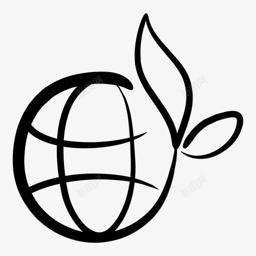 生态世界生态树叶图标svg_新图网 https://ixintu.com 树叶 森林 生态 生态世界 自然生态