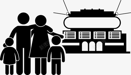 家庭影院电影电影院图标svg_新图网 https://ixintu.com 人 家庭出游 家庭影院 电影 电影院 郊游