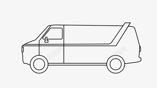 货车汽车车辆图标svg_新图网 https://ixintu.com 古董车 汽车 移动性 货车 车辆