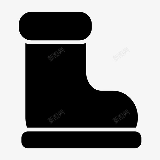 靴子鞋子袜子图标svg_新图网 https://ixintu.com 冬天的靴子 袜子 靴子 鞋子