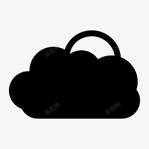 云云数据云安全图标svg_新图网 https://ixintu.com 云 云安全 云数据 云服务