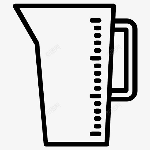 测量罐涂鸦图纸厨房图标svg_新图网 https://ixintu.com 厨房 器具 图纸 实验室 测量罐涂鸦