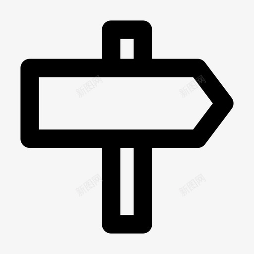 指路牌svg_新图网 https://ixintu.com 指路牌 1