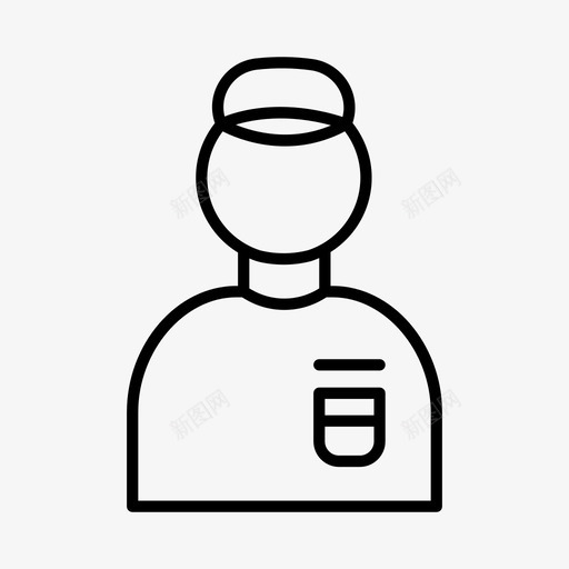 动物园管理员护林员工作人员图标svg_新图网 https://ixintu.com 动物园管理员 动物学 工作人员 护林员