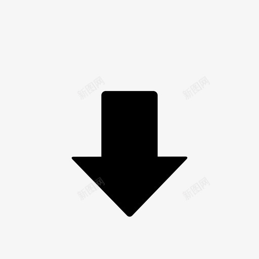 向下键头svg_新图网 https://ixintu.com 向下键头