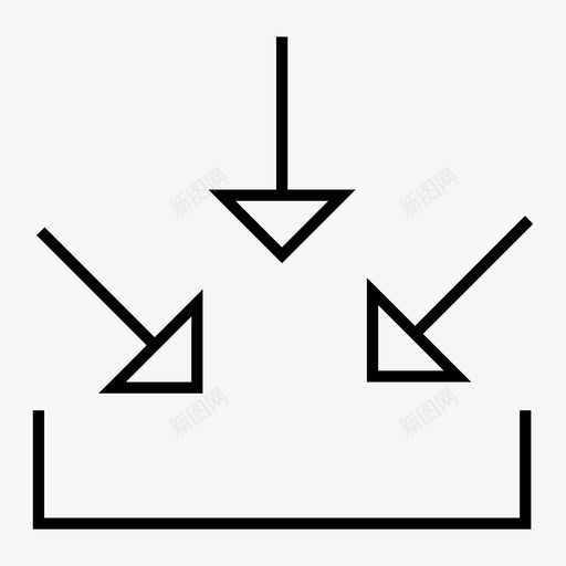 输入收件箱多个输入图标svg_新图网 https://ixintu.com 多个输入 收件箱 输入