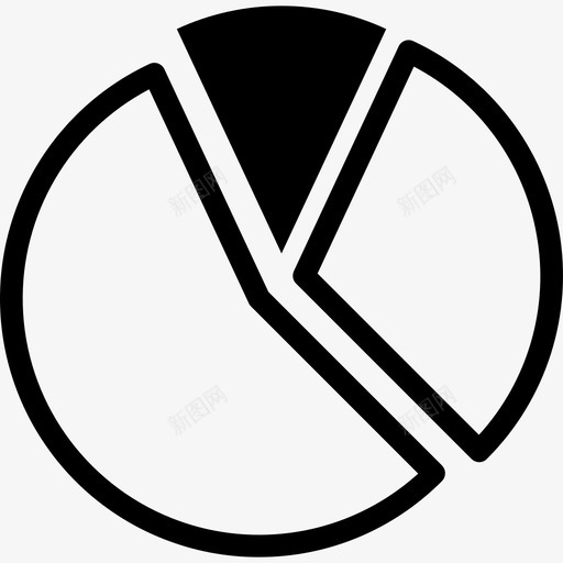 圆形饼图商务优雅的界面图标svg_新图网 https://ixintu.com 优雅的界面 商务 圆形饼图