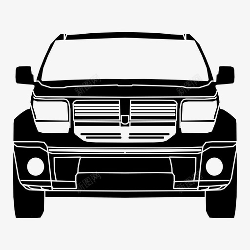 汽车4x4道奇图标svg_新图网 https://ixintu.com 4x4 旅行车 汽车 道奇