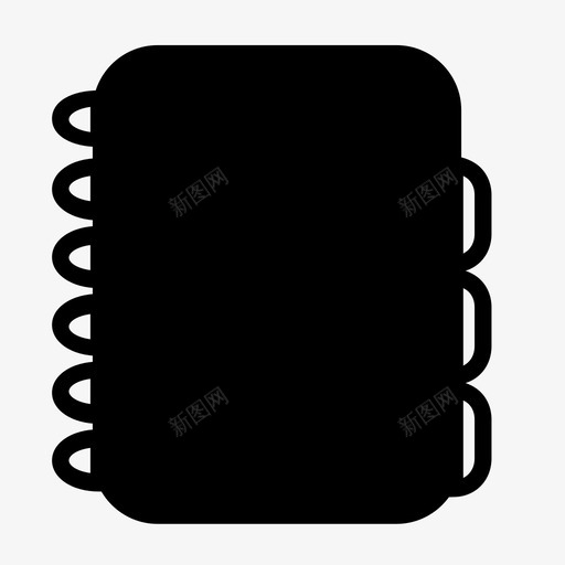 计划者日历公司图标svg_新图网 https://ixintu.com filofax 公司 办公室 日历 笔记本 计划者