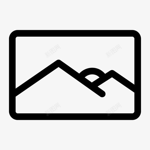 景观图像图像文件山图标svg_新图网 https://ixintu.com 图像文件 图片 太阳 山 景观图像