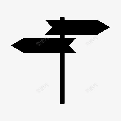 路标要素信息图标svg_新图网 https://ixintu.com 交通 信息 要素 路标 道路