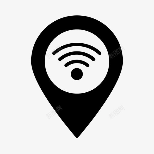 wifi引脚图标svg_新图网 https://ixintu.com wifi引脚