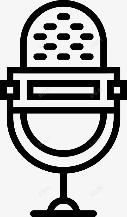 麦克风唱歌歌曲图标svg_新图网 https://ixintu.com 唱歌 声音 果冻概述要点第三卷 歌曲 麦克风