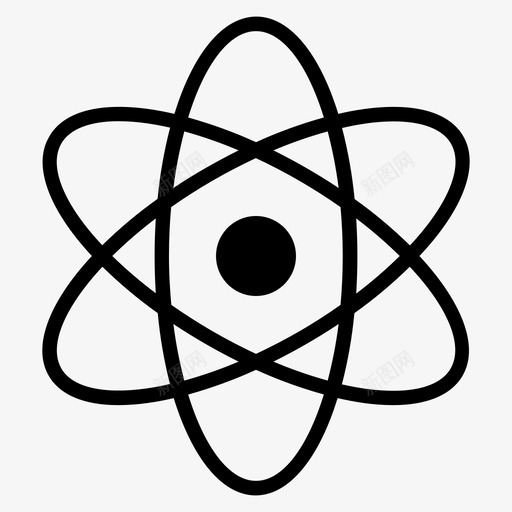 原子化学微量图标svg_新图网 https://ixintu.com 其他 化学 原子 微量 物理 科学