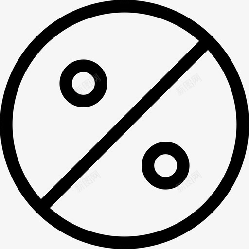 百分比折扣股息图标svg_新图网 https://ixintu.com 折扣 百分比 经济 股息 销售
