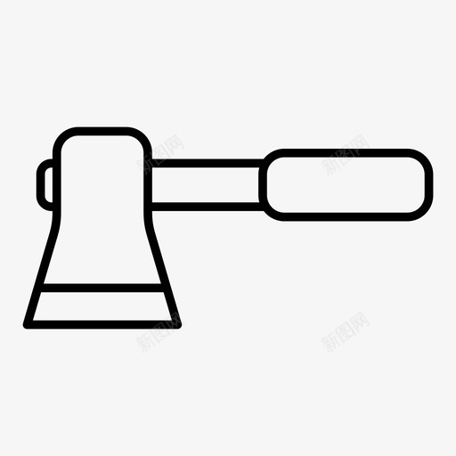 斧头刀片切割机图标svg_新图网 https://ixintu.com 刀片 切割机 斧头 锋利的